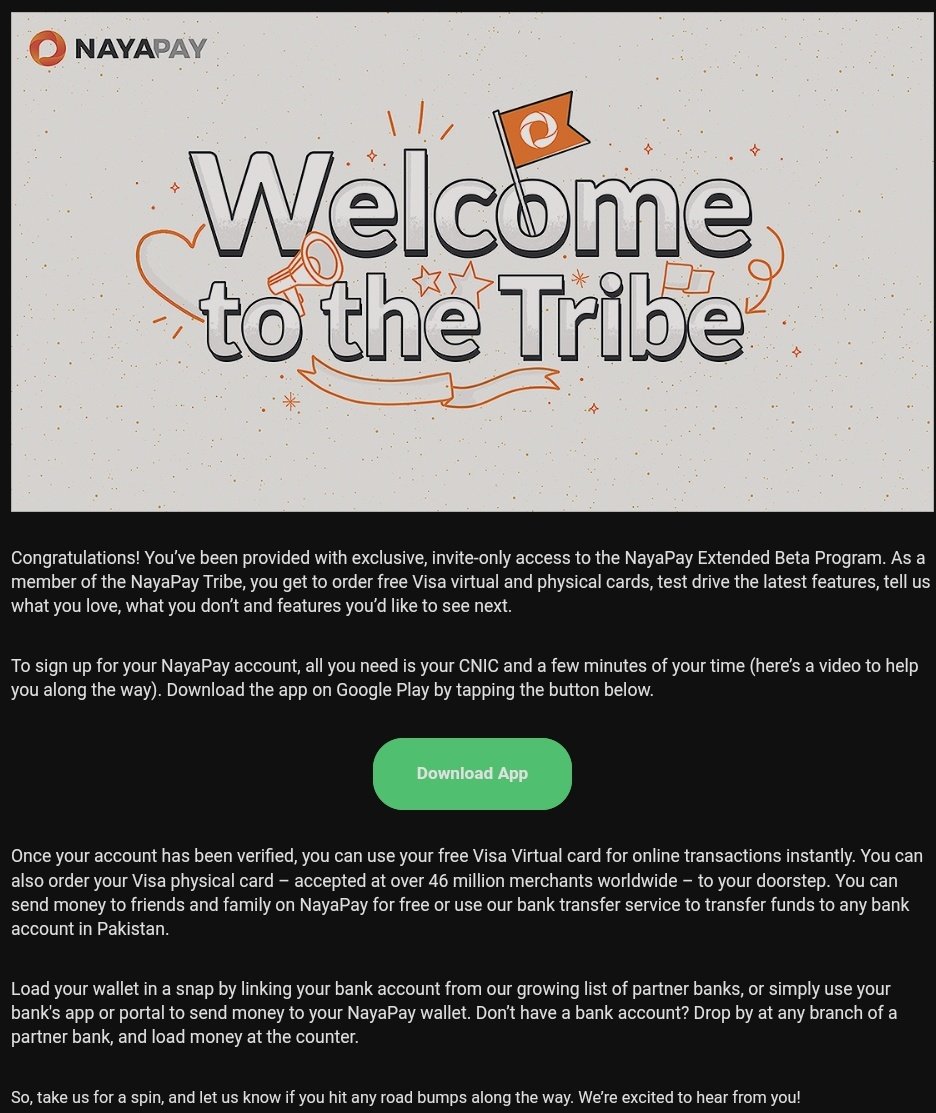 MrDotHassan's tweet image. Thx @nayapaypk Get #EarlyAccess also  #FreeDebitCard free services #FreeVirtualCard #FreePhysicalCard International Online payments ... Future is crystal clear !!!