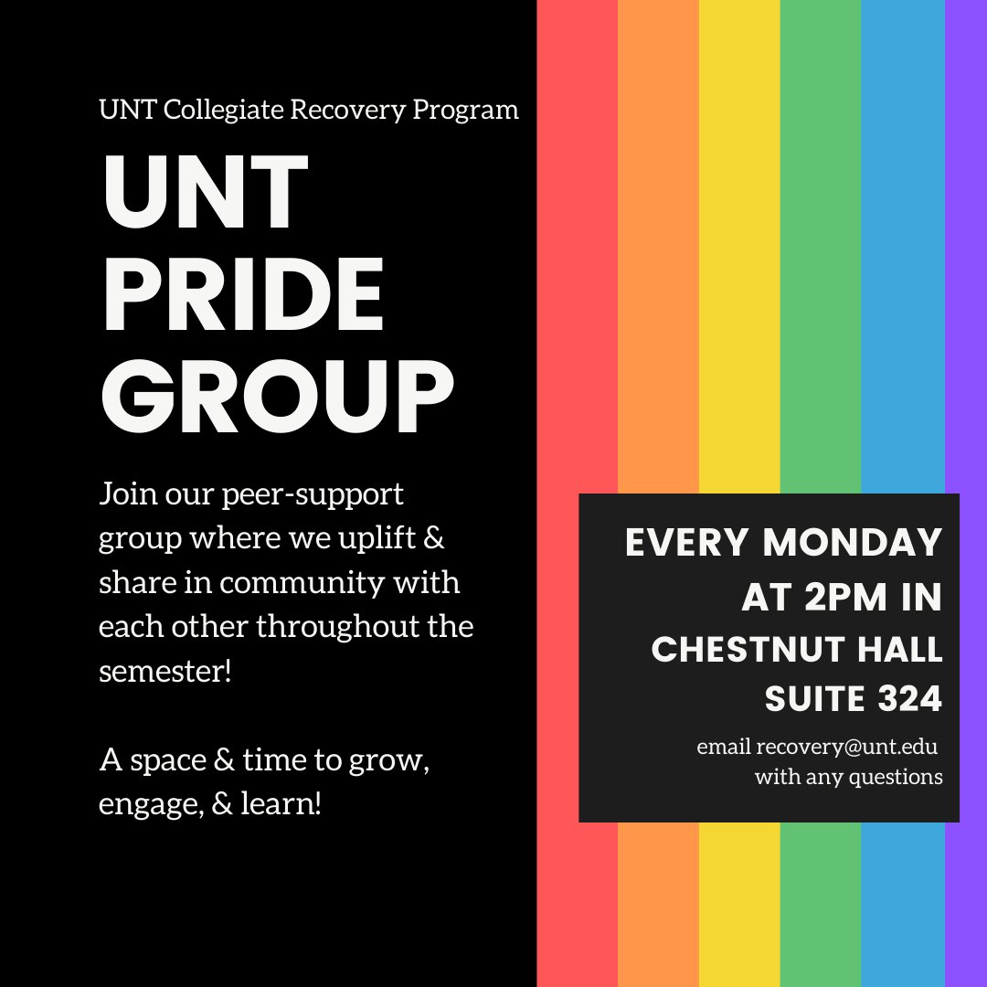 Our peer support group for LGBTQIA+ students and allies will continue on Monday, January 23rd. Join us to discuss topics such as healthy boundaries, identity, coping skills, and connecting with others.