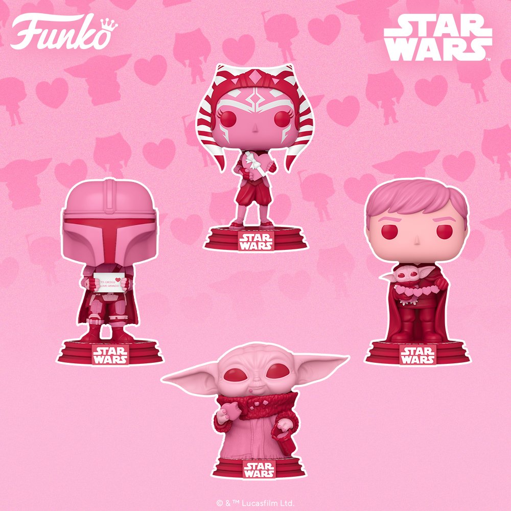 Funko Europe on X: Surprise your Valentine with the Valentine's Day  edition STAR WARS™ Funko Pop! bobbleheads! Coming soon - head over to   and be the first to know when they're