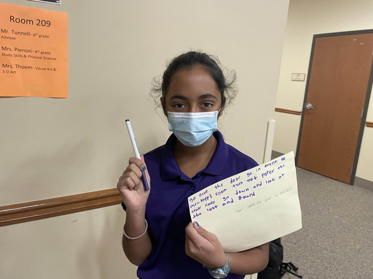 DarlingtonTiger's tweet image. Seventh-graders in Coding Exploratory are learning a new programming language: #AppleSwift. They practiced writing commands with a scavenger hunt and had a 99% success rate!

Explore the middle grades at darlingtonschool.org/ExploreDarling….

#AppleDistinguishedSchool