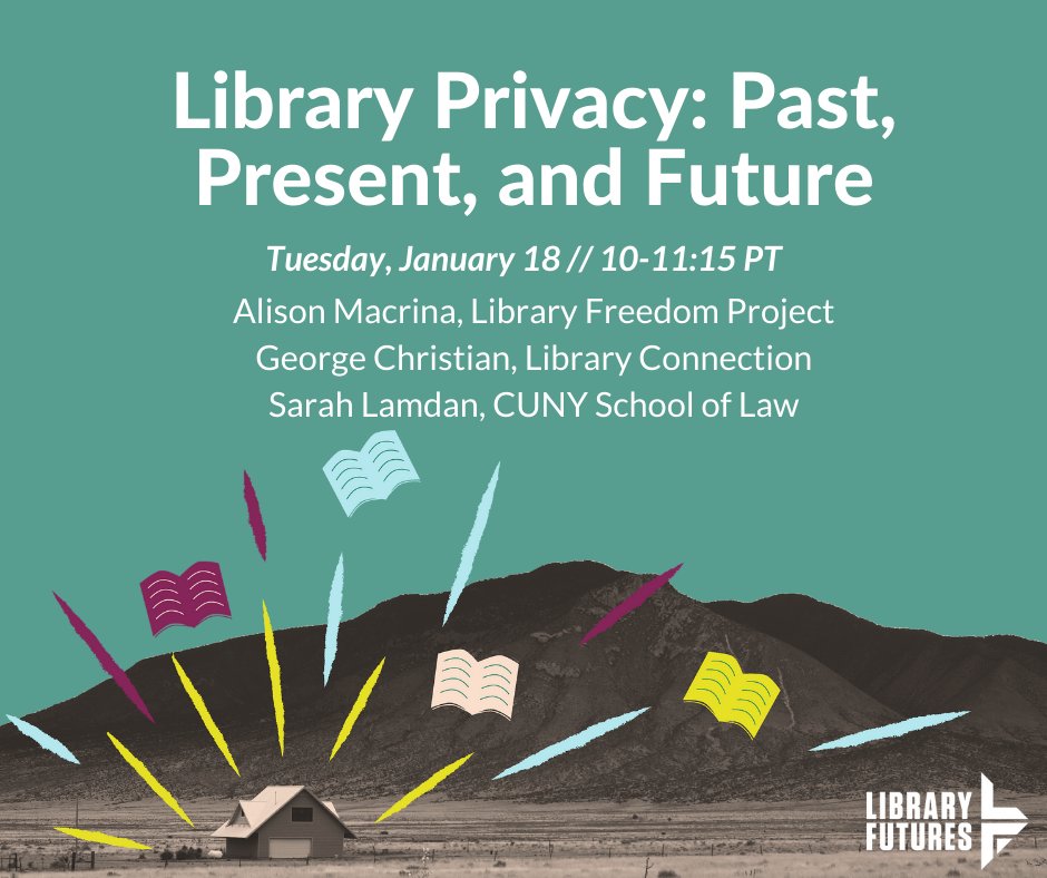 Next week we're joining with our community @creativecommons @publicknowledge + more to mark #SOPAPlus10 and fight for a #BetterInternet
Join us to look back on the history of library privacy and why it matters to fight surveillance in the public realm
us06web.zoom.us/webinar/regist…
