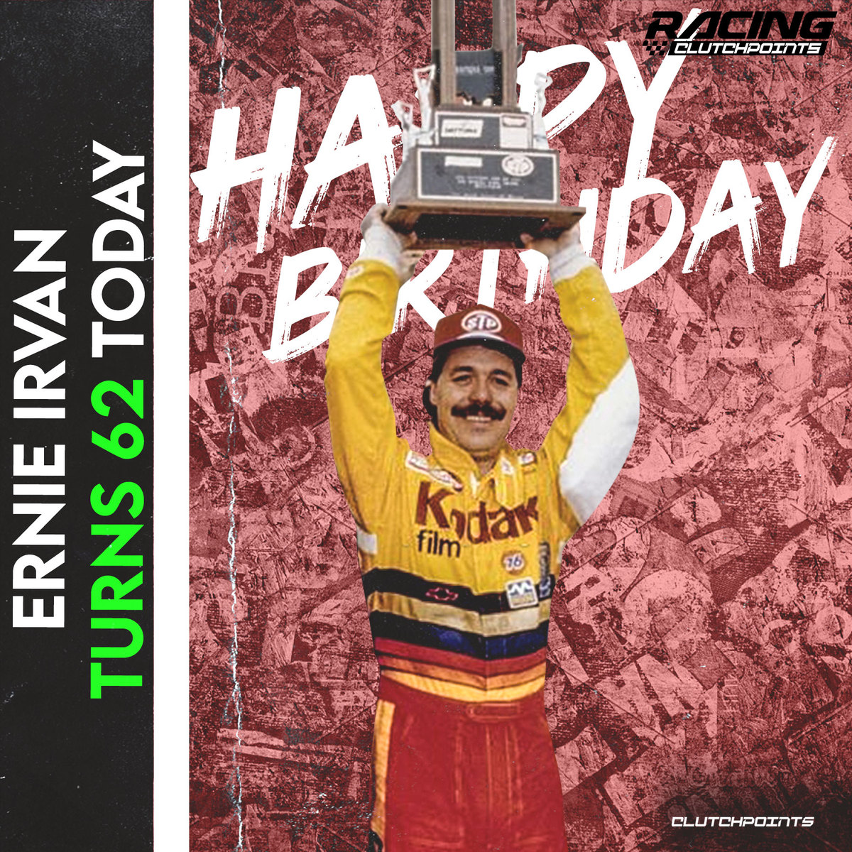 A happy 62nd birthday to Swervin\ Ernie Irvan   