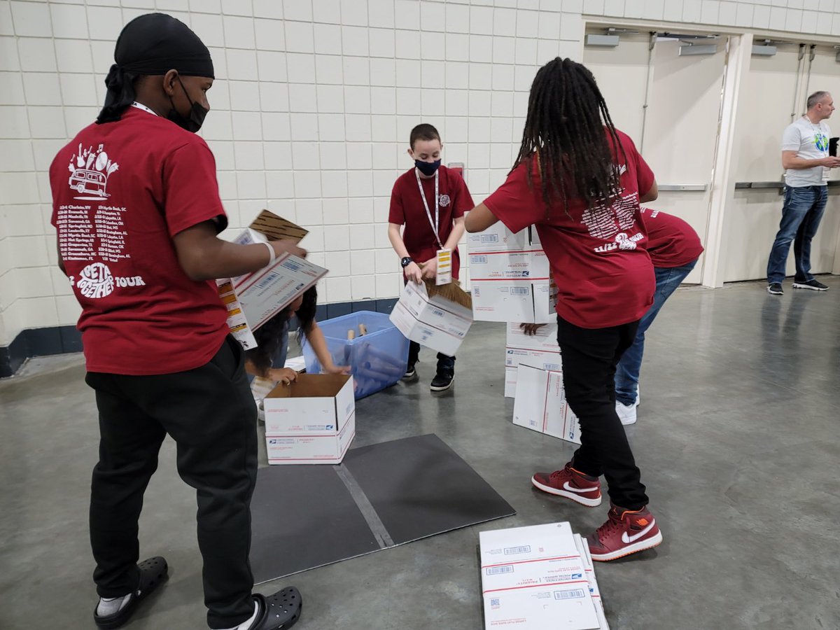Engineering team going strong!! Thanks Ms. Armstrong for preparing them!! #NationalBeta22. <a href="/FairfieldMiddle/">Fairfield Middle School</a>