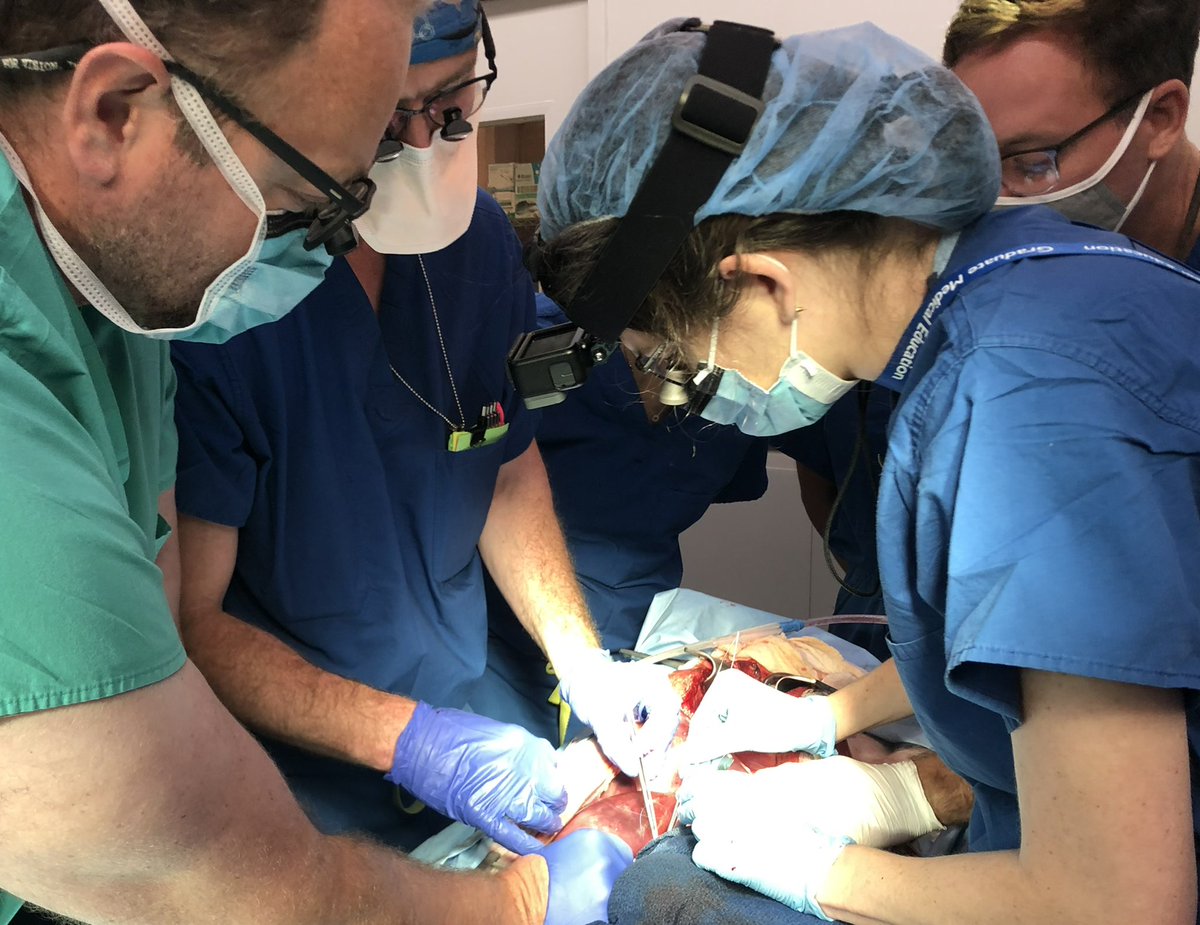<a href="/hopkinssurgery/">Hopkins Surgery</a> Transplant Fellowship 
we use our awesome sim lab to teach complex surgical techniques before fellows hit the OR.
Below our fellows place a liver “patient” on VV bypass.
Check out everything we have to offer: tinyurl.com/4b37ue2z
#TransplantTwitter #Simulation