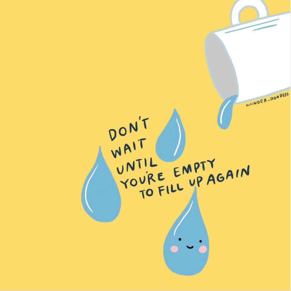 Book in more time off. Log off. Have a lie-in. Try that new yoga class. Explore somewhere you haven't been. Read that book you've been meaning to read. 
Whatever you choose to do, do it for you. 💙

Illustration: Wonder Doodles