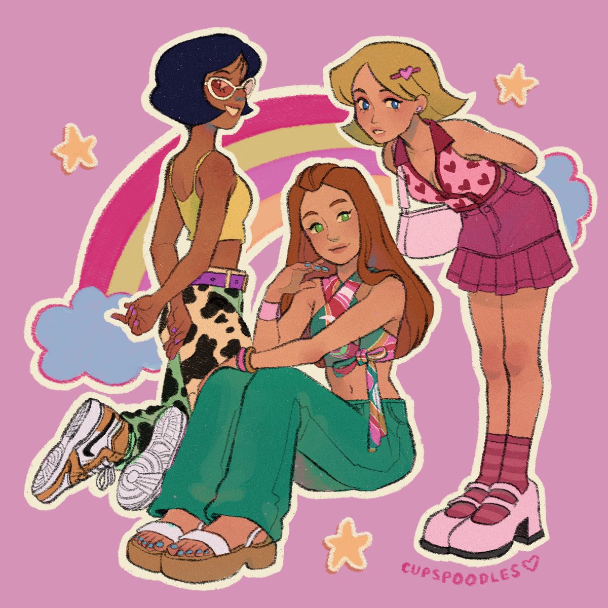 acupspoodles's tweet photo. #TotallySpies i heard these fashion icons r coming back 😳🍒💓

retweets r appreciated 🥺 [#art #aesthetic #outfit #outfitinspo #artist #drawing ] https://t.co/PioqiA3MAD