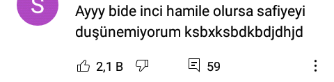 Gece karşima çikan yoruma bakın🎈💛😔