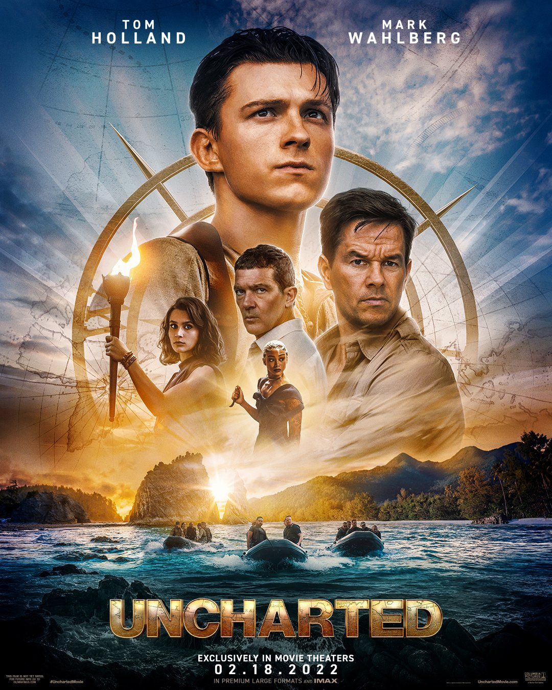 Tom Holland está em perigo em cartaz IMAX de Uncharted: Fora do Mapa -  NerdBunker