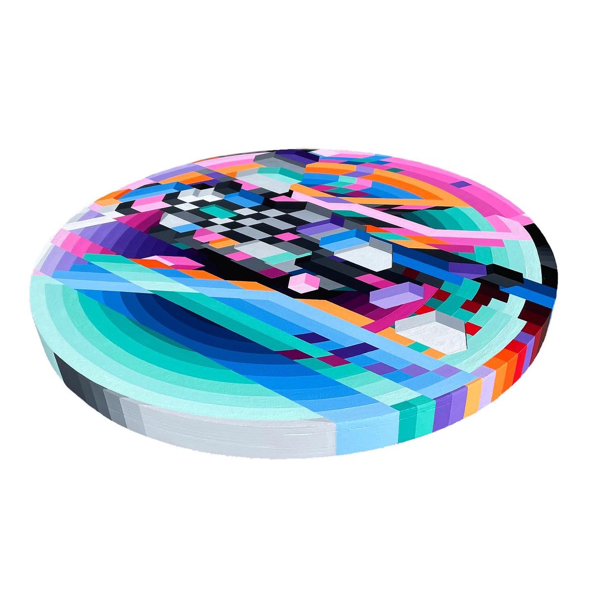 “Rainbow Road” • On view at <a href="/MirusGallery/">Mirus Gallery</a> as part of the “Locals Only” group exhibition • Opens 1/14 #ContemporaryArt #rainbowroad #Colors