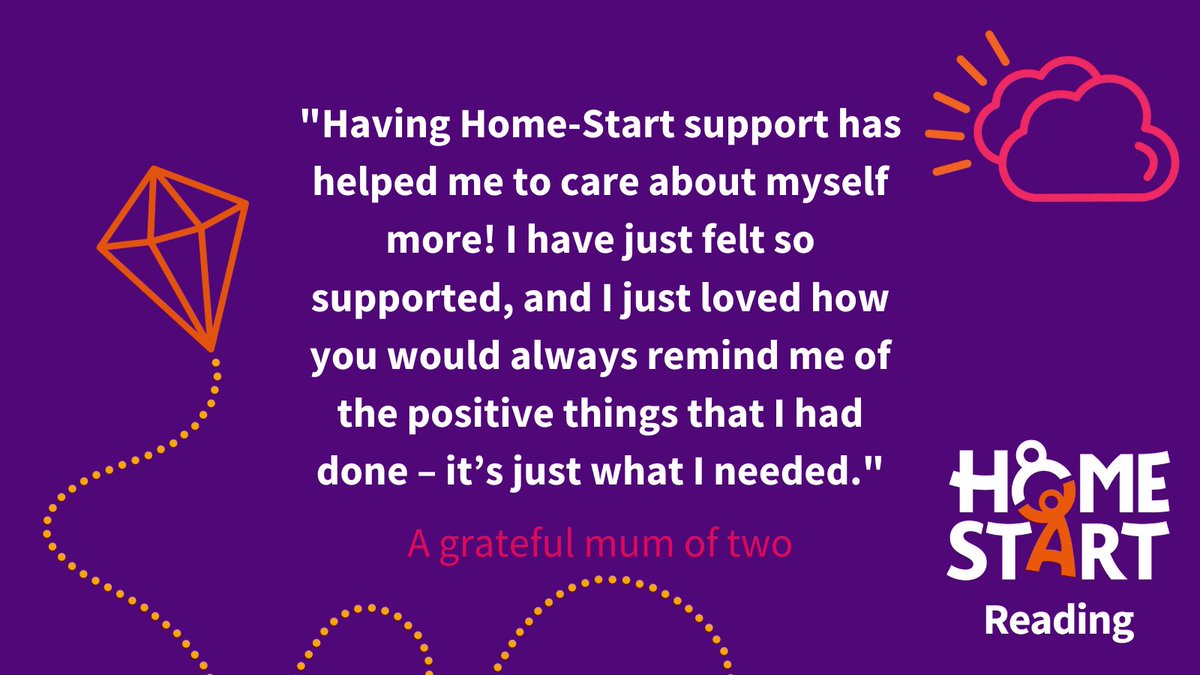 It's so rewarding to receive feedback like this from parents...

#rdguk #becausechildhoodcantwait #homestartvolunteer #volunteering