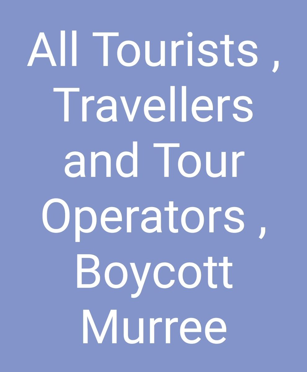tthadventure's tweet photo. All Tourists, Travellers, Tour operators , Bikers ,  Boycott Murree. 
#boycottmurree https://t.co/lXgLHObQD0