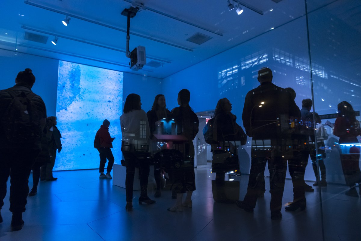 ClimateMuseum's tweet photo. #ThrowbackThursday | Four years ago we opened our first exhibition, "In Human Time," with @ZariaForman's reproduction of Whale Bay, Antarctica. No. 4. and @peggyweil’s film 88 Cores @SJDCParsons.
Revisit “In Human Time” ➡️ https://t.co/sPwhgKXYxQ
📷: @sarigoodfriend https://t.co/1ZEbqfwbCw