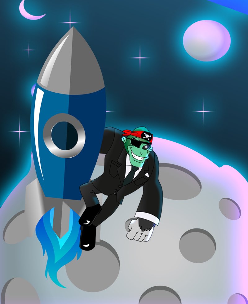 The Rocket Apes will be one of the most well known NFTs in the #Metaverse! The Rocket Apes to the moon! #eth #nft #gme 🚀🦍