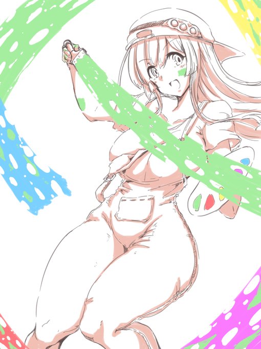 #ずんちゃんモチモチ木曜日
今日は色の日なのだ、ペイントべしゃー 