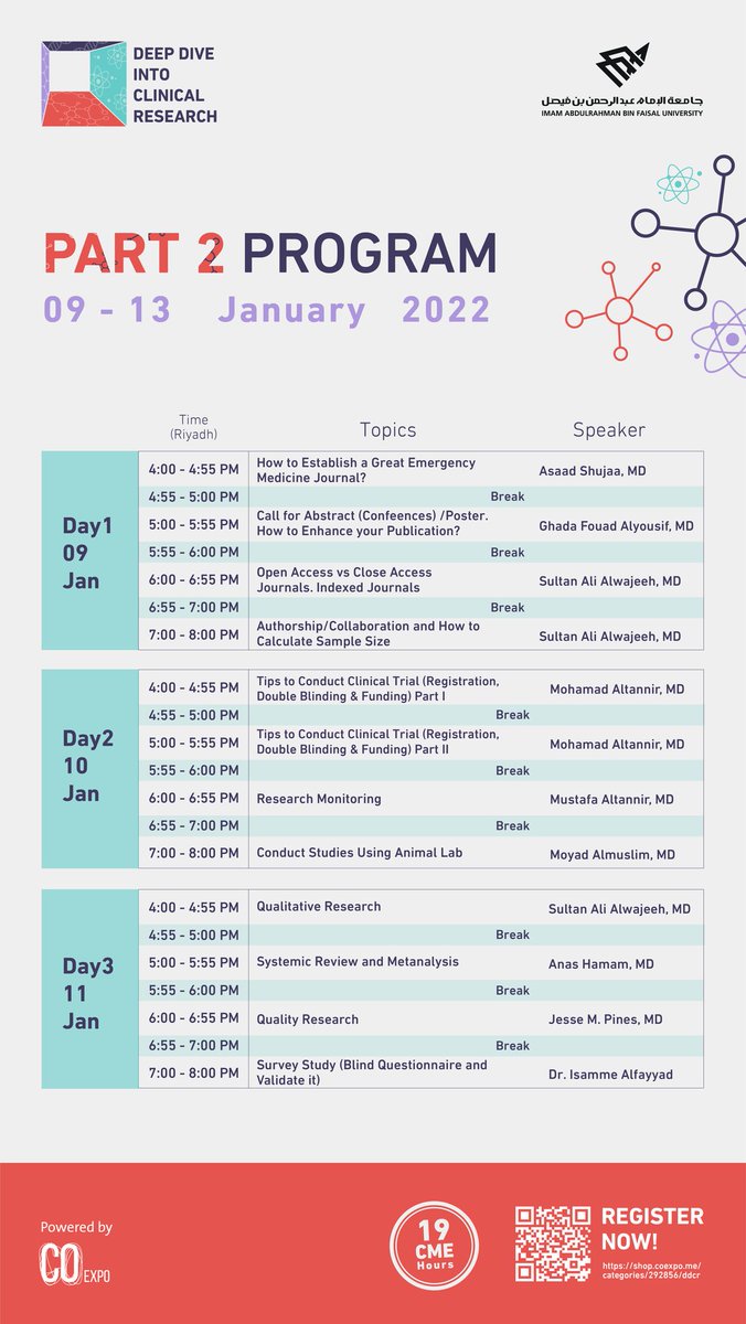 DeepDiveCR's tweet photo. Register now!

https://t.co/AiGUDPbHFB

Full course program 👇💫

#DDCR2022 https://t.co/eHxZeYI8R8