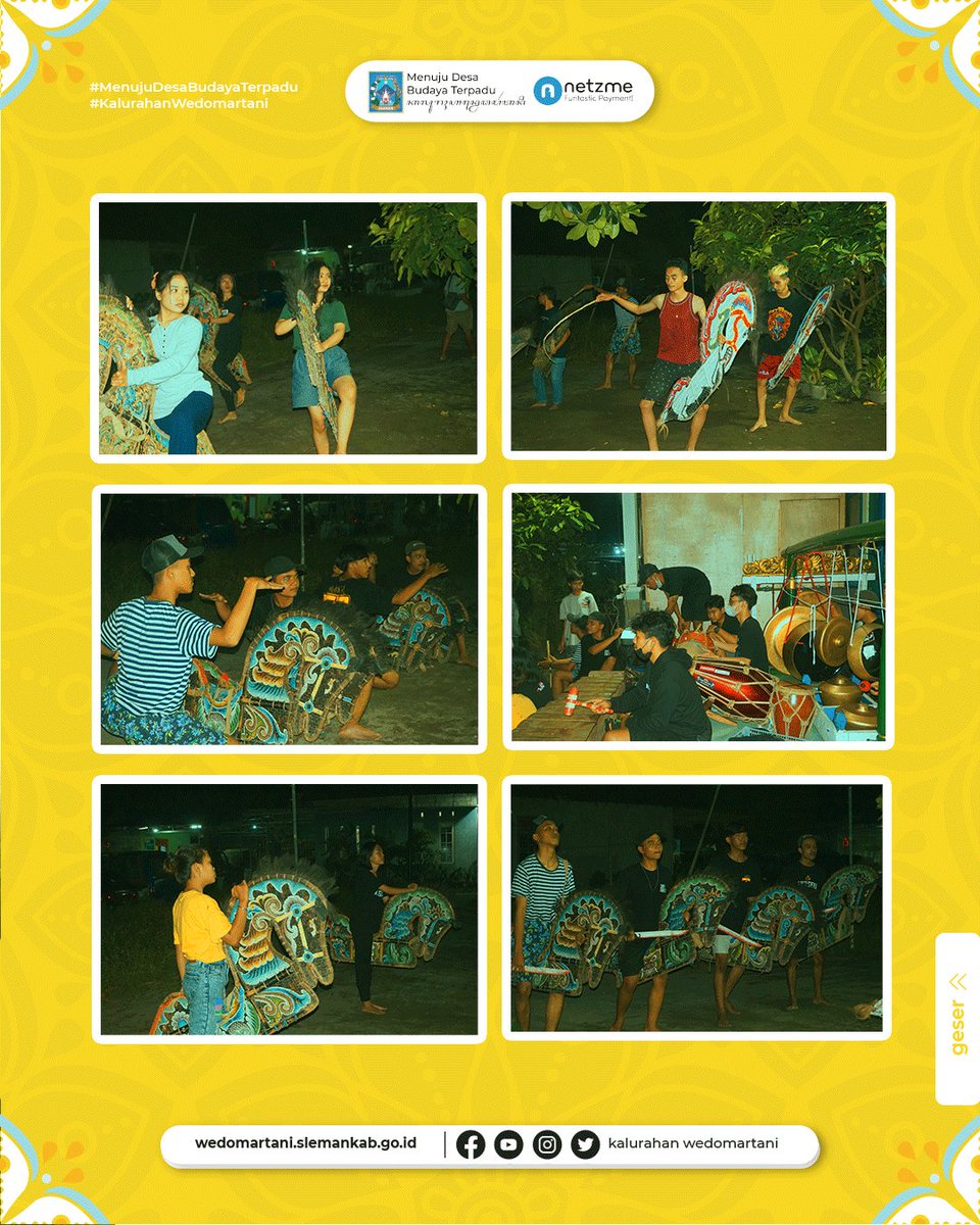 Kesenian Jathilan merupakan salah satu Kesenian yang ada di Wedomartani lebih tepatnya di Dusun Kayen. Kesenian Jathilan ini bernama Jathilan New Antasena dan memiliki anggota sekitar 40 orang.
#wedomartani #jogjaistimewa #budaya #kesenian #sleman