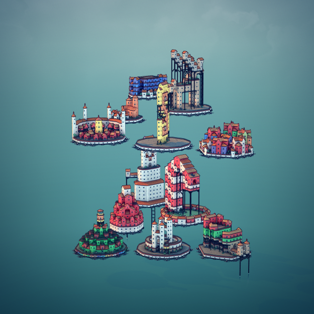 TownscaperDscrd's tweet photo. 12 days of Christmas builds by Vampierkonijn &amp; Ellen !

#Townscaper #Christmas #12DaysOfChristmas https://t.co/q84xRmEBQh