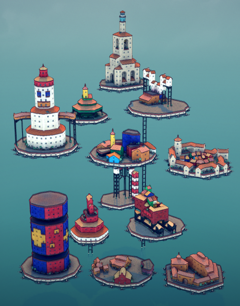 TownscaperDscrd's tweet photo. 12 days of Christmas builds by Vampierkonijn &amp; Ellen !

#Townscaper #Christmas #12DaysOfChristmas https://t.co/q84xRmEBQh