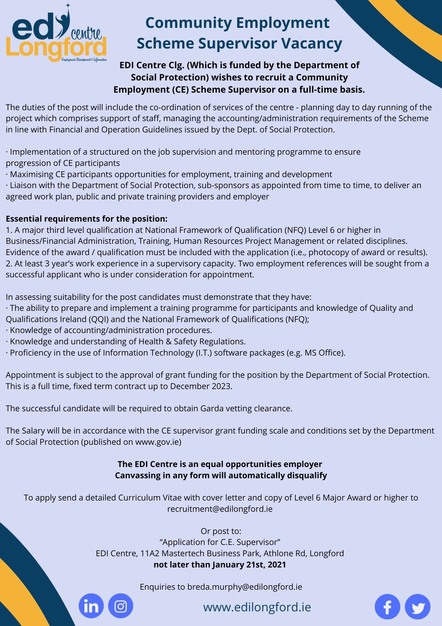 edi-centre-longford-on-twitter-vacancy-for-ce-supervisor-with-the-edi-centre-lcrlreception-longfordlibrary-longfordppn-longfordcoco-longford-leader-longfordleo-campaign4carrig-joefla-jobfairy-supervisor-vacancy-longford-https-t-co