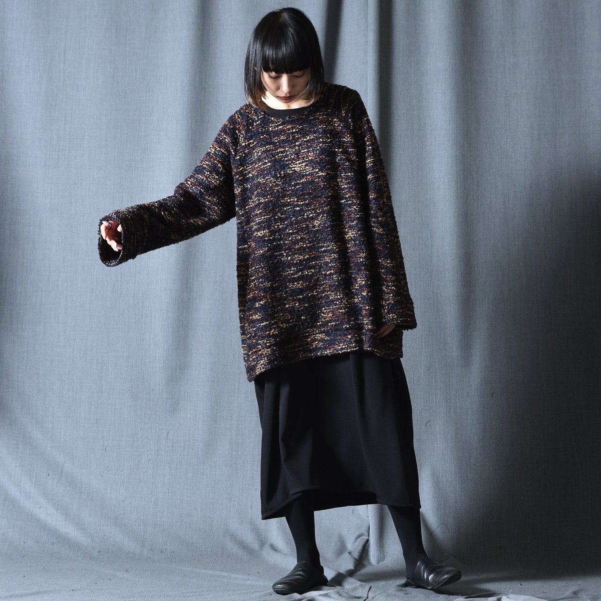 teasi リメイクニットセーター-