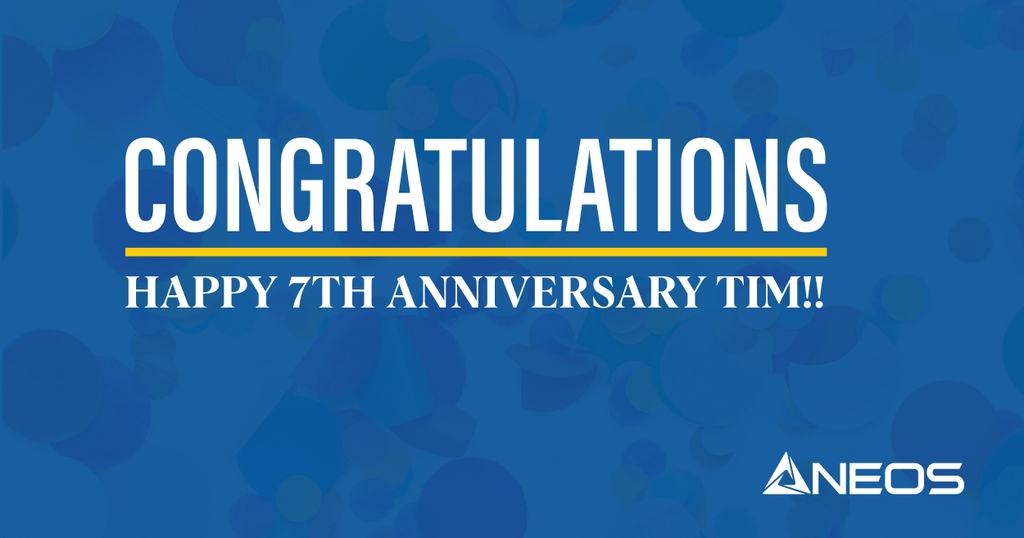 teamNEOS's tweet photo. We are so happy to celebrate Tim’s 7th anniversary with NEOS!
#NEOSanniversary #teamNEOS #ThankYou #leverageNEOS https://t.co/pacADBlbTz