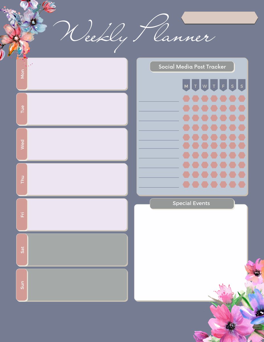 RoseEvermore's tweet photo. I decided to try & get more accountably this year. I created a Weekly Planner that caters to being a #streamer. Feel free to use this if you are a content creator or use it for inspiration! Also, let me know if I missed anything important!
#twitch #twitchstreamer #contentcreaton https://t.co/xbV91Oovdl