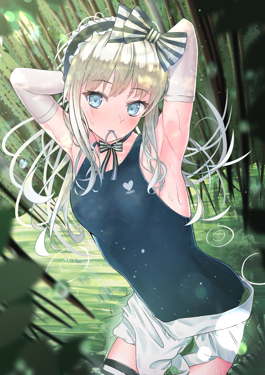 「前描いたスク水アリス 」|有栖川びぃのイラスト