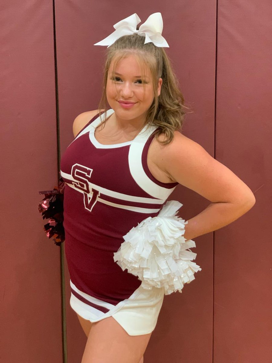 SVBBallCoach's tweet photo. Congrats to our very own Spartan cheerleaders, Natalie Lumsford &amp; Anna Haney! Please look at Coach Latimere's post! @SVHSPrin_Dad @SVHS_Athletics1 @SunValleyHSNC @UCPSNCAthletics @AGHoulihan https://t.co/dcAhTebxzm
