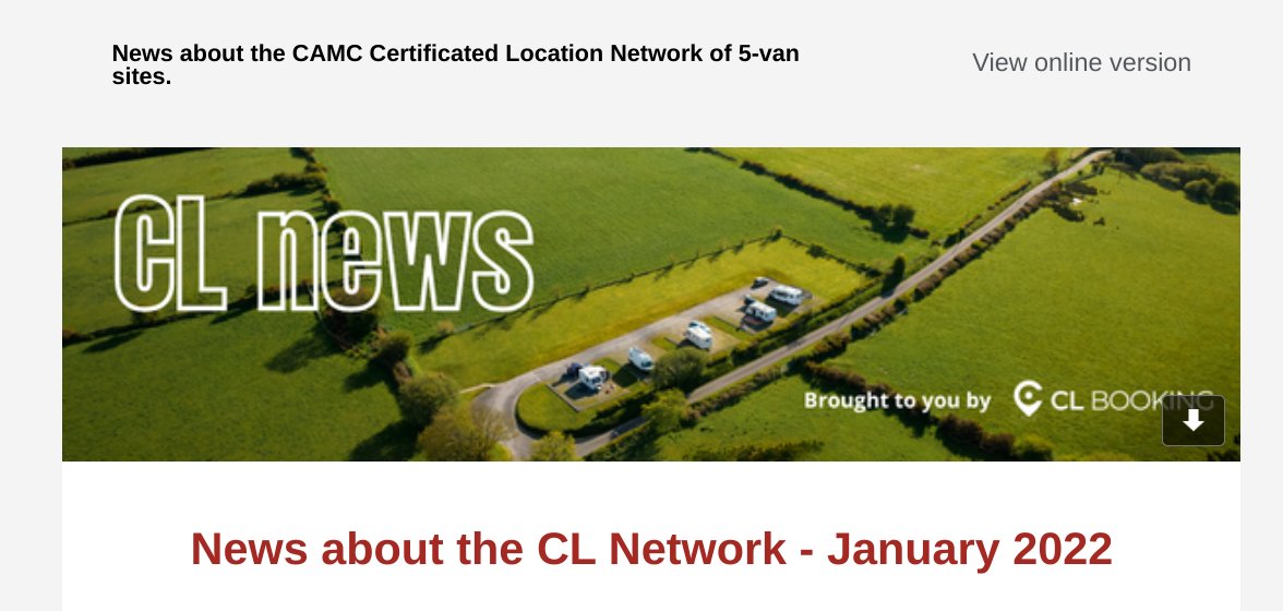Some good news for 2022.  The UK wide network of 5-van sites licensed by the Caravan &amp; Motorhome Club, often referred to as ‘Little Gems’ seems to be expanding thanks to the club putting in a good deal of effort into recruiting new sites in the past year. 
0wx9t.mjt.lu/nl2/0wx9t/so00…