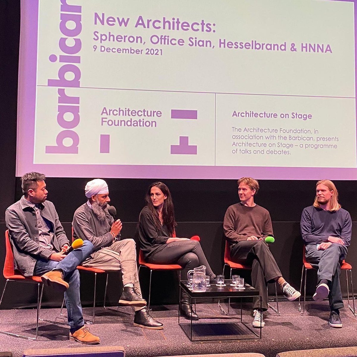 hnna_co's tweet photo. #architectureonstage lecture series presenting the best new architects working in Britain today

Speakers included @hcorlett of @hnna__co 
@spheronarchitects @hesselbrand and @officesian 

@ArchFoundation 
@barbicancentre 
@hnna__co 
@hcorlett 
#tolerance https://t.co/0BxwL1Lw4Q