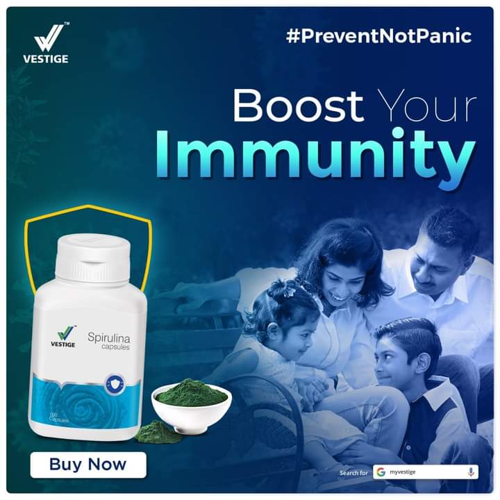 Debasis67924365's tweet photo. Prevention or cure? You know which one is better!
Boost your immunity with natural multivitamins and minerals present in Vestige Spirulina💫
Buy Now
#PreventNotPanic
#WishYouWellth https://t.co/eFeZ0VKi90