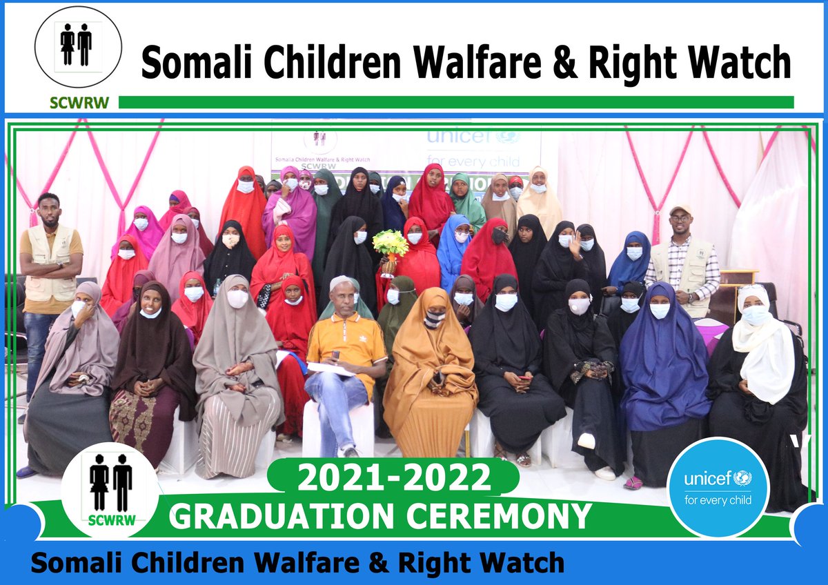 ScwrwS's tweet photo. Graduation Ceremony of 50 Vulnerable girls and women(Technical and Vocational Education and Training)trainees following the completion of a 6 month's intensive course offered by #SCWRW , a project funded by #UNICEF . https://t.co/OxTleIl8Zd