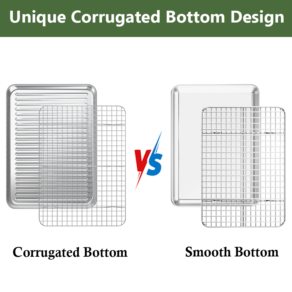 Thick gauge baking tray with sturdy construction, the reinforced rolled edge provides extra strength to help prevent twisting and warping, sturdy and durable for long time use.
amzn.to/3m4fVi4
#rottay #bakingsheets #bake #cooking