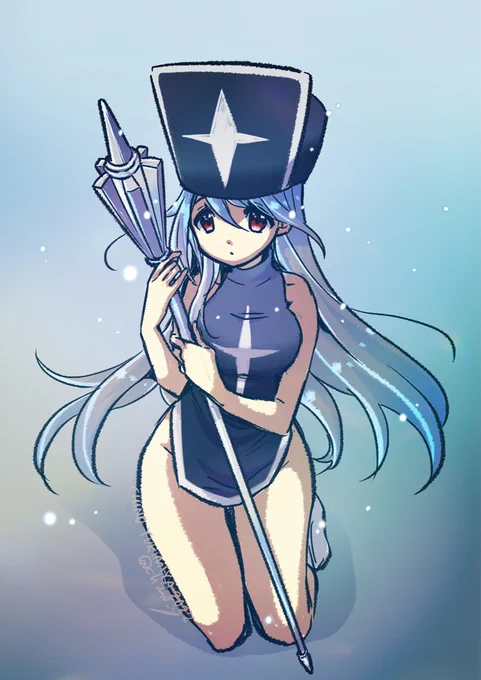 今年まだ僧侶ちゃん描いてなかったので書き初め 