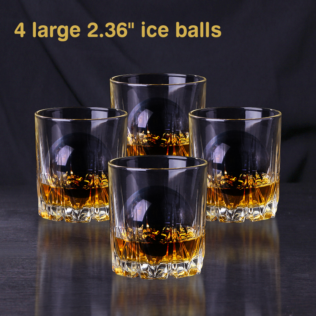 Large 2.36inch ice sphere melts slower than regular ice cubes to keep your drinks cool. Amazing giant balls of ice definitely takes your drinks up a notch. Ice spheres fits for standard rocks glasses, regular bourbon rocks and other glasses. 
#iceball 
👉👉amzn.to/3vJjehH