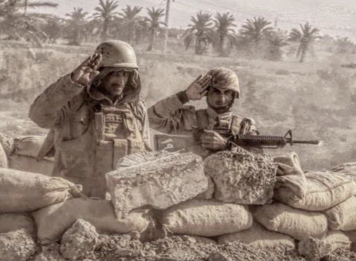 KhafajyAbdullah's tweet photo. - For the ones who gave their lives for the sake of this country
- For the ones who chose to stay humane despite the inhumane circumstances
> Your service deserves to be celebrated.
Happy #Iraqi_Army_Day #January_6th
#عيد_الجيش_العراقي https://t.co/ThTluLDwsb