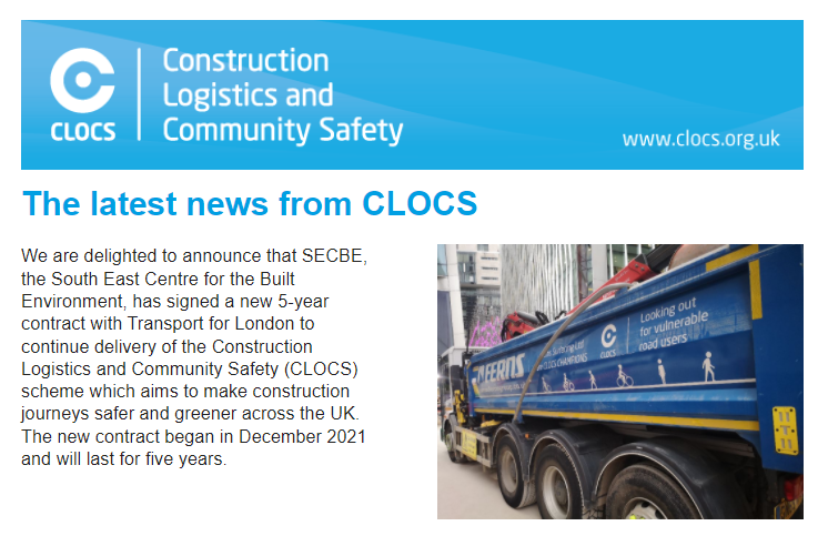 CLOCS's tweet photo. The January #CLOCS bulletin is out 👉https://t.co/cByr8nrOSi featuring our latest news, including:
🛠️new resources
🤝forums' updates
📖case studies
💻training courses
🗓️events
#roadsafety #builtenvironment #construction #vehicles https://t.co/yrg2dKFtNP