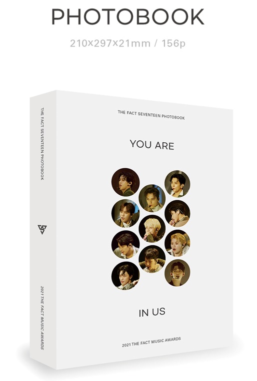 AMOPE_COMPANY's tweet photo. [THE FACT SEVENTEEN PHOTOBOOK : YOU ARE IN US] Pre-order now!

SEVENTEEN, the Artist of the Year award and the World Best Performance Award at the 2021 The Fact Music Awards!
A Special Photo Book with sophisticated and chic suit photographs and [Attacca] comeback stage special. https://t.co/RzBJ6vKIAV