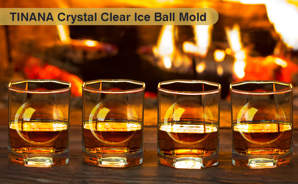 [DURABLE,TOP QUALITY]: Made of premium silicone for perfect performance, convenience and durability. Non-stick design allows you remove the ice balls from the form. 
#TINANA #crystal #clear #iceballs #whiskey 
 👉👉amzn.to/3vJjehH