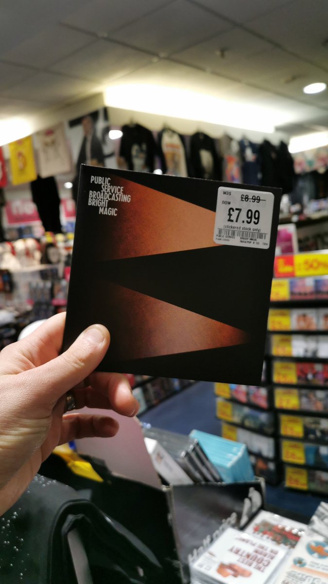 hmvCarlisle's tweet photo. Now playing..

Jamie's Album of the year..

@PSB_HQ #BrightMagic

An absolute quality album that touches on the history of Haupstadt.

@hmvWorkington @hmvtweets @FeatureCumbria @TheLanesSC @CarlisleShopper https://t.co/5IP78eKhHS