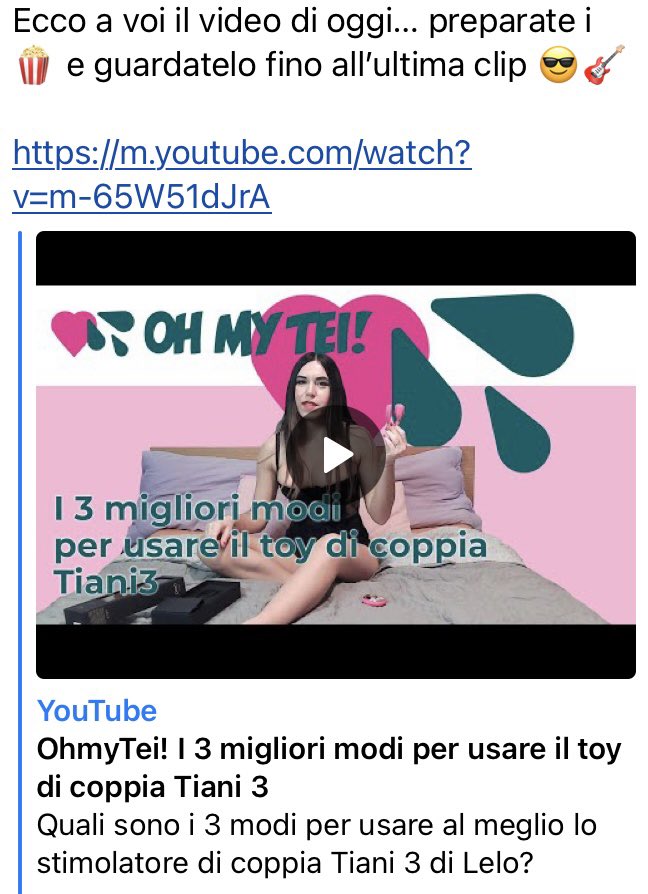 teigi88's tweet photo. Si può usare un sex toys per suonare la chitarra elettrica?
Scoprilo nel mio video di oggi! https://t.co/Dk1vCM10xb

#6gennaio2022 https://t.co/5mmHKZBMq7