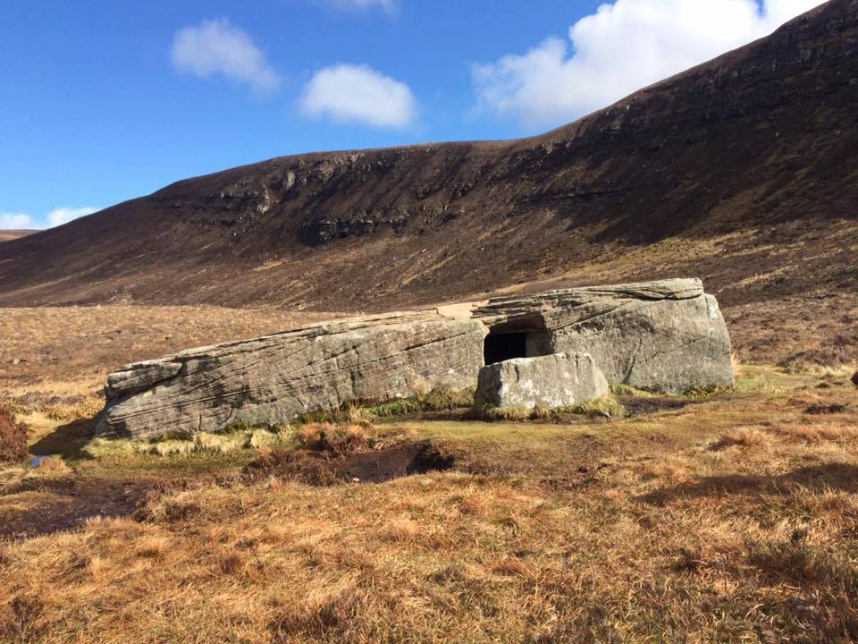 Where will you explore this year?
The Dwarfie Stane, Isle of Hoy (Orkney), is possibly the most unusual chambered tomb we've visited and was hollowed out from a single piece of sandstone over 5,000 years ago. Inside is a passage leading to two rounded rooms.