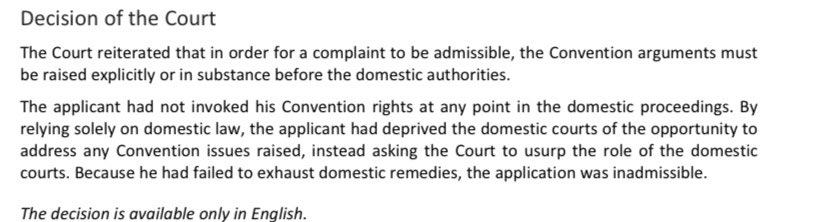 Gay cake case declared inadmissible by the European Court of Human Rights. What a disappointment! hudoc.echr.coe.int/app/conversion…