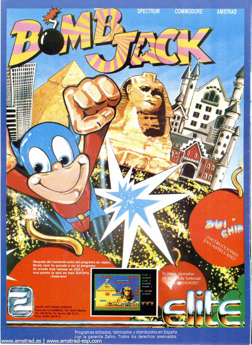 jxtamarc's tweet photo. @AlexandriasTech Bombjack on Amstrad CPC , good old times! https://t.co/mTlYtWHQZw