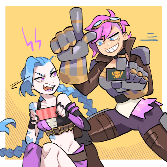 wildrift's tweet photo. ⚡ Wild Tales ⚡

GG, Jinx!
What are your Wild Rift goals this season? 💎

🎨 Shout out to @wildriftde for this adorable comic by @pairofshooters!
#WildTales https://t.co/hKNcNuzctJ
