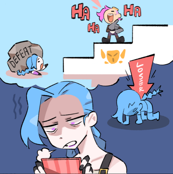 wildrift's tweet photo. ⚡ Wild Tales ⚡

GG, Jinx!
What are your Wild Rift goals this season? 💎

🎨 Shout out to @wildriftde for this adorable comic by @pairofshooters!
#WildTales https://t.co/hKNcNuzctJ