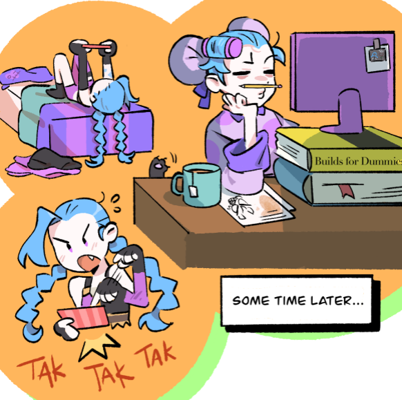 wildrift's tweet photo. ⚡ Wild Tales ⚡

GG, Jinx!
What are your Wild Rift goals this season? 💎

🎨 Shout out to @wildriftde for this adorable comic by @pairofshooters!
#WildTales https://t.co/hKNcNuzctJ