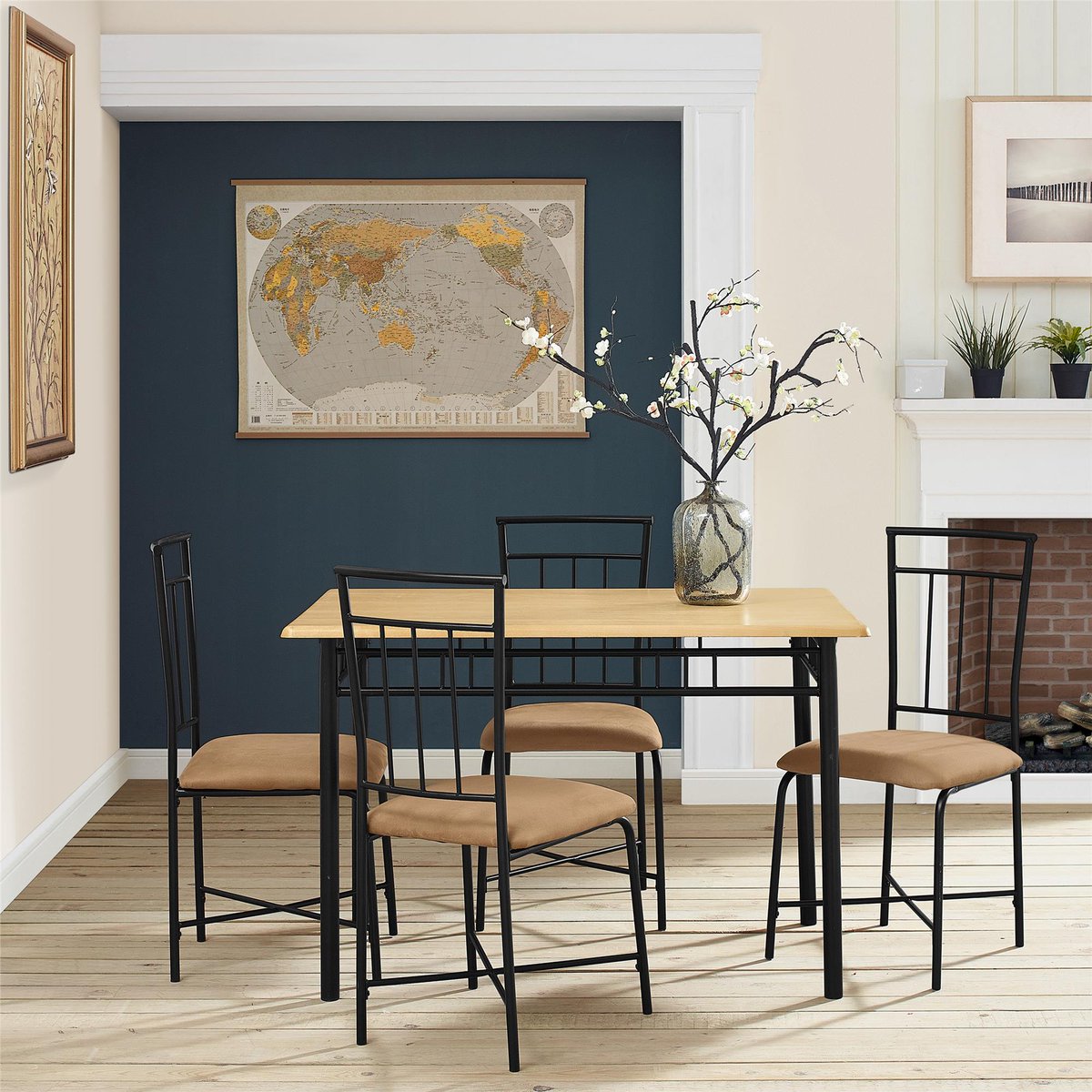 MarkhoMart's tweet photo. Product details

Update the look of your dining area with the Mainstays 5-Piece Wood and Metal Dining Set. This elegant piece has a sturdy steel table frame and a wooden top with four metal chairs that have upholstered seats.

https://t.co/E2mstoCs6D https://t.co/qIWWhPGqgk