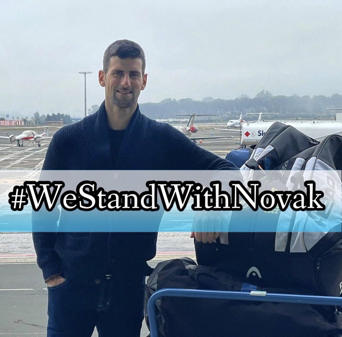 People are more concerned about  a tennis player,who ‘chooses’ not to inject himself with an experimental drug,rather than the Tyrannical Government 🤯🤯  #NoVax #Novak #HoldTheLine #AustraliaHasFallen #Djokovic #AustralianOpen #WeStandWithNovak #WeStandWithDjokovic <a href="/DjokerNole/">Novak Djokovic</a>