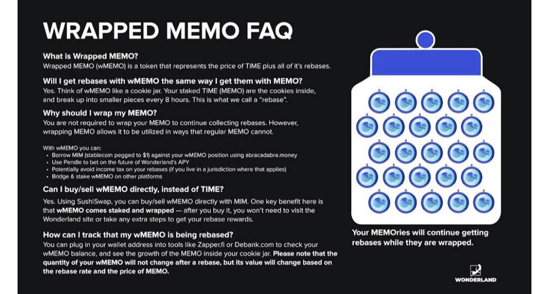 TheOnlyEwee's tweet photo. @Wonderland_fi While 1 bar of gold remains 1 bar of gold. the Value of that bar of gold changes based on the spending power of the dollar. In Wonderland, 1 $wMemo = 1 $wMemo and the value of 1 $wMemo is based on the price of the “stablecoin/currency” that is the $Time token. 2/2 https://t.co/A0OuS6mMNv